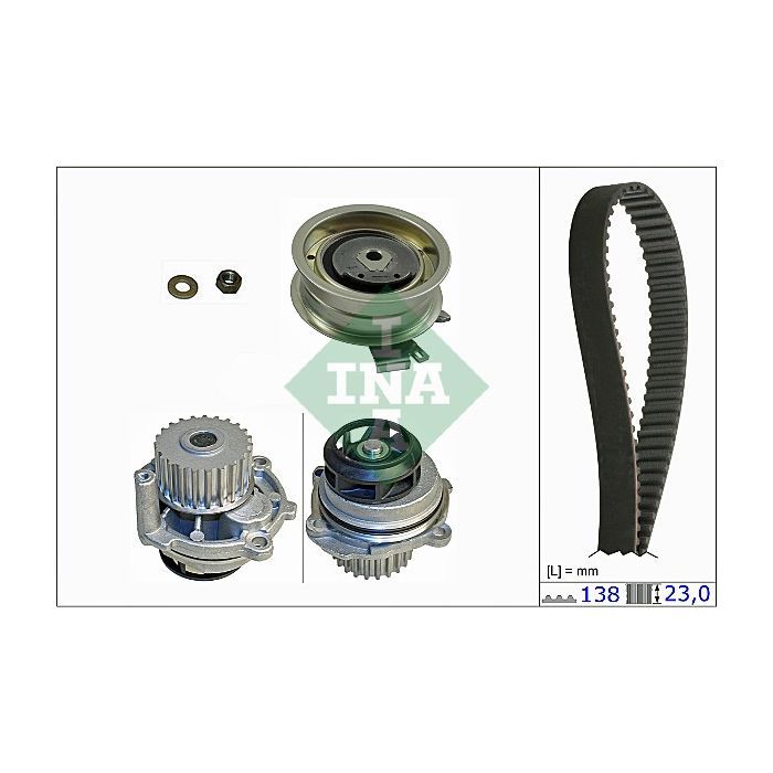 Комплект ремня ГРМ с помпой INA 530 0171 31 Фото