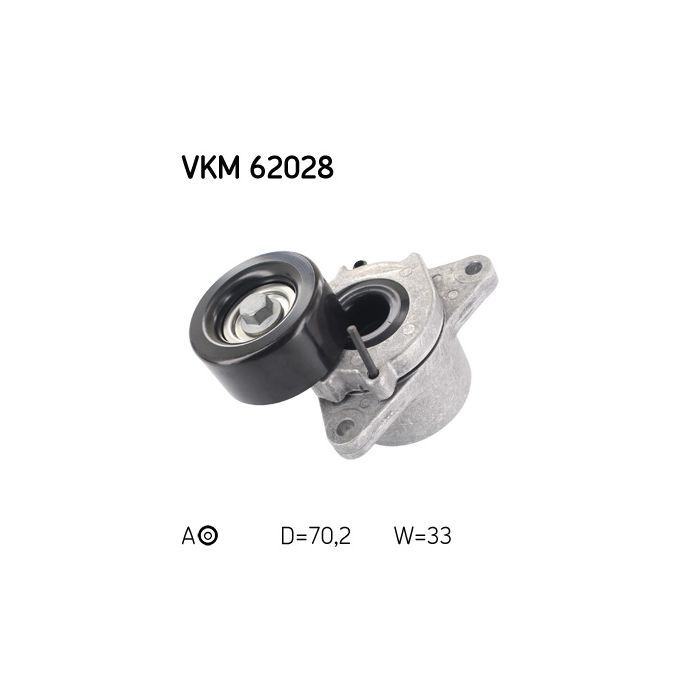 Натяжитель ремня с роликом SKF VKM 62028 Фото