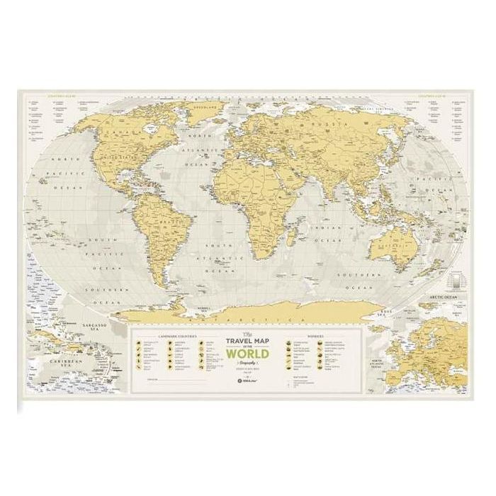 Скретч карта 1DEA.me Travel Map Geography World Фото