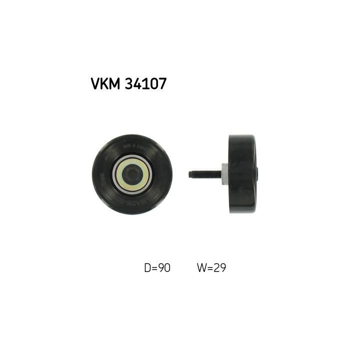 Ролик натяжителя ремня SKF VKM 34107 Фото