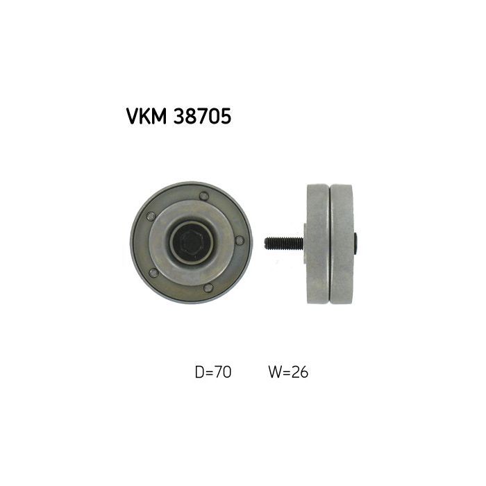 Ролик натяжителя ремня SKF VKM 38705 Фото
