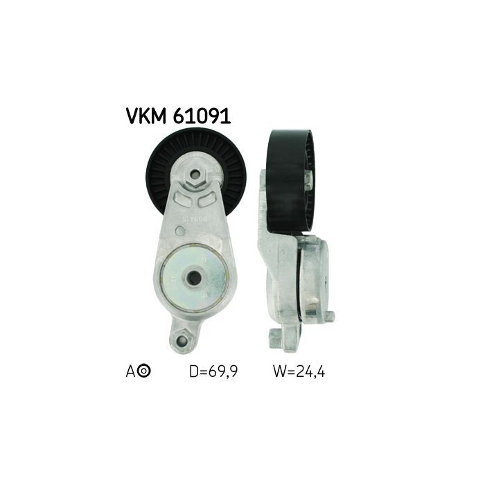 Ролик натяжителя ремня SKF VKM 61091 Фото