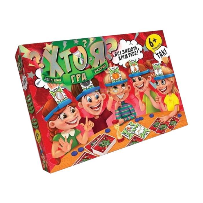 Настольная игра Danko Toys Кто я? (большая), украинский Фото