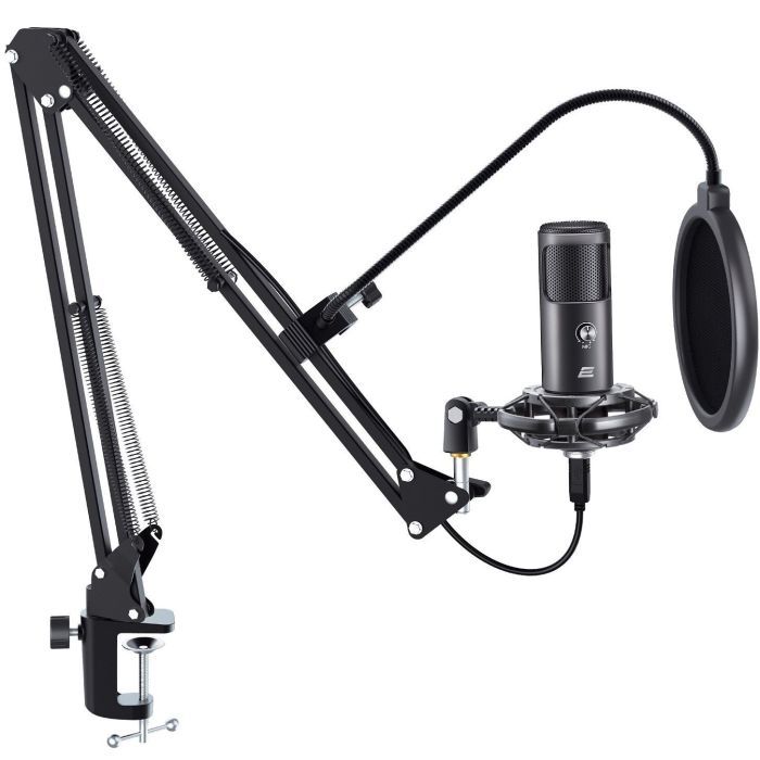 Микрофон 2E MPC021 Streaming USB Black Фото