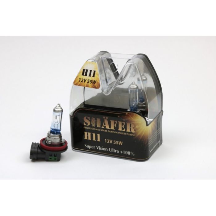Автолампа SHAFER H1112V55WSuperVisionUltra+100 Фото