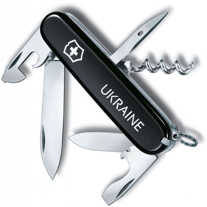 Нож Victorinox Spartan Ukraine Black "Ukraine" Фото