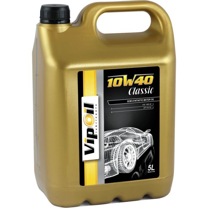 Моторное масло VIPOIL Classic 10W-40 SG/CD, 5л Фото