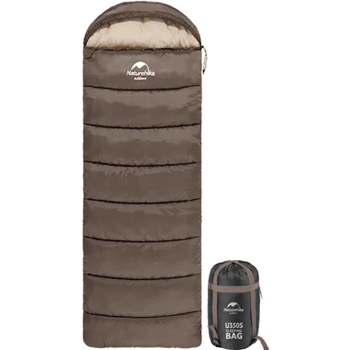 Спальный мешок Naturehike U150 NH20MSD07 Brown Left Фото