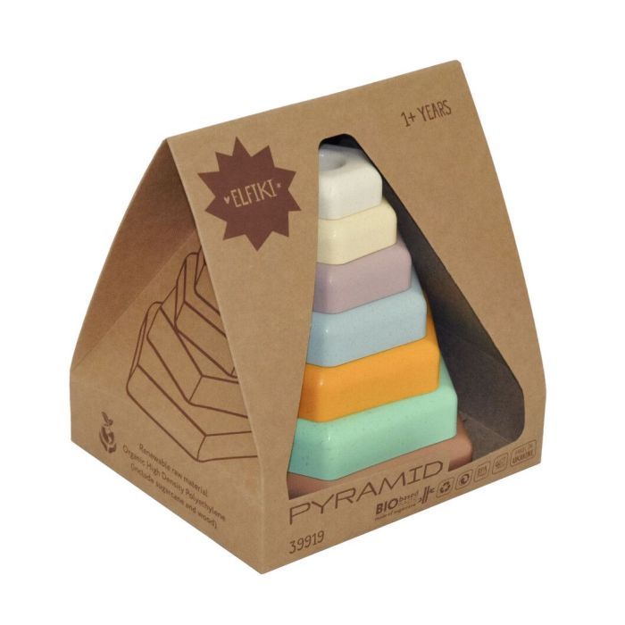 Развивающая игрушка Tigres ECO Пірамідка, ELFIKI Фото