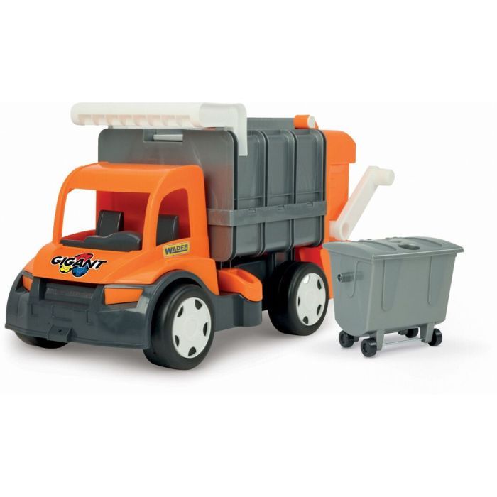 Спецтехника Wader Мусоровоз "Гигант" оранжевый/голубой Фото