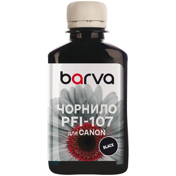 Чернила Barva Canon PFI-102/107 180ml BK Фото
