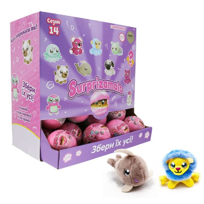 Мягкая игрушка Surprizamals сюрприз в шаре S14 Фото