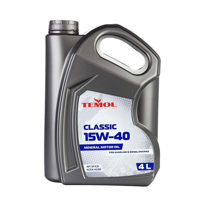Моторное масло TEMOL Classic 15W40 4л Фото