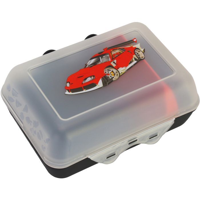 Ланч-бокс детский Optima SPEED 850 мл, чорний Фото