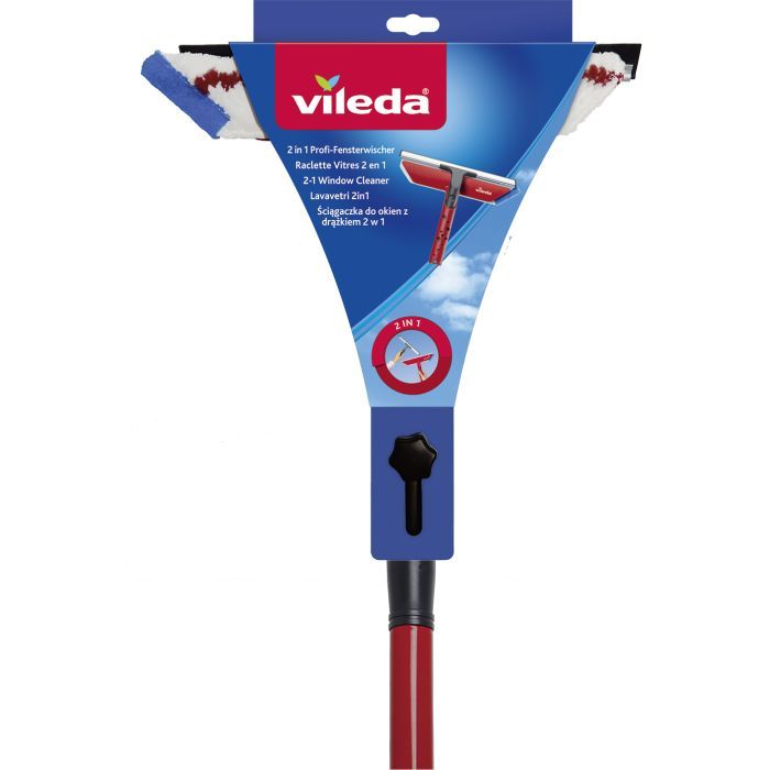 Швабра Vileda 2 в 1 для мытья окон Фото