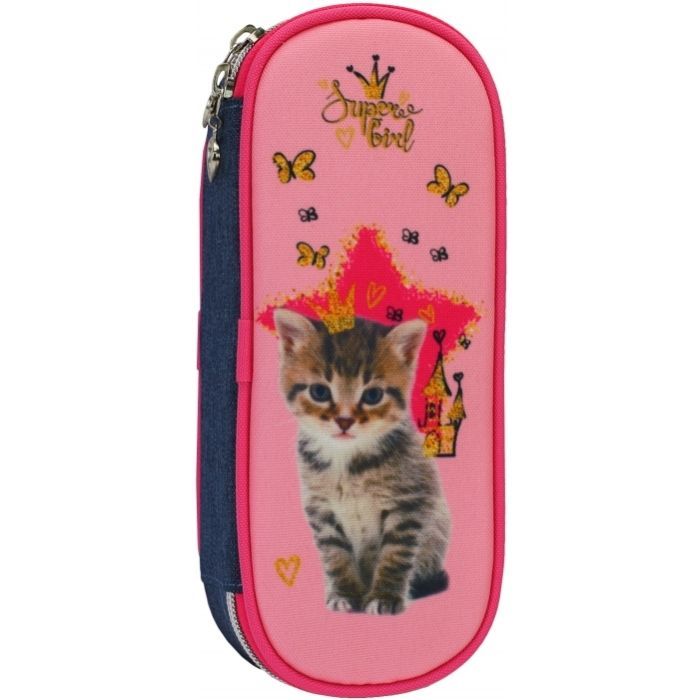 Пенал Cool For School 1 отделение Розовый Фото