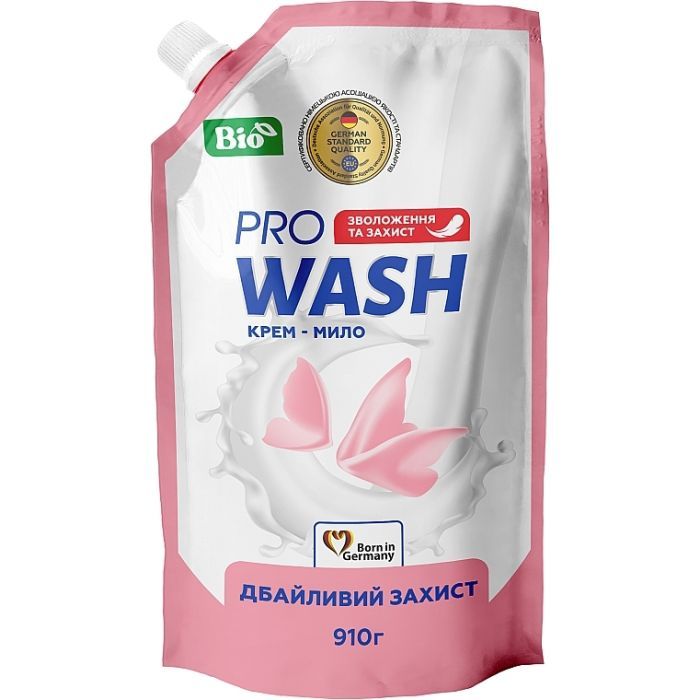 Жидкое мыло Pro Wash Дбайливий захист Дой-пак 910 г Фото