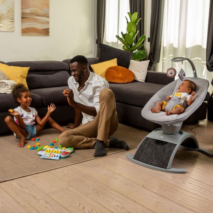 Кресло-качалка Chicco Comfy Wave light gray Фото 7