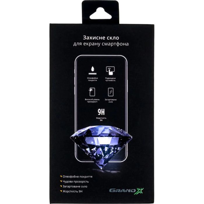 Стекло защитное Grand-X Samsung Galaxy A14 SM-A145 black Фото