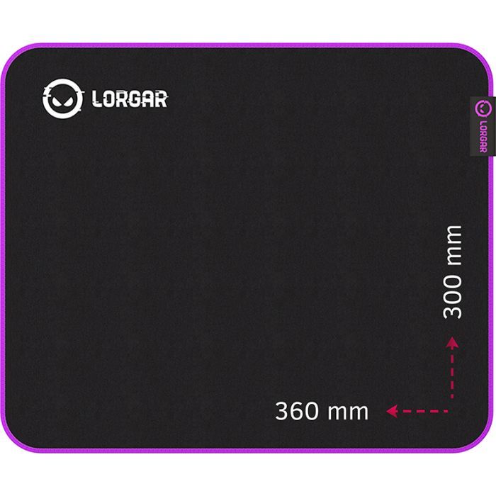 Коврик для мышки Lorgar Main 313 Black/Purple Фото