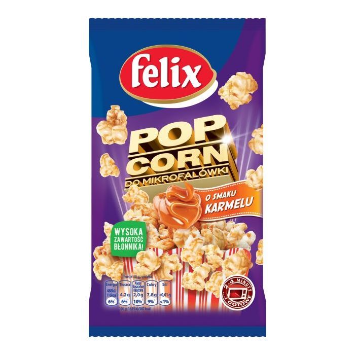 Попкорн FELIX Карамель 90 г Фото