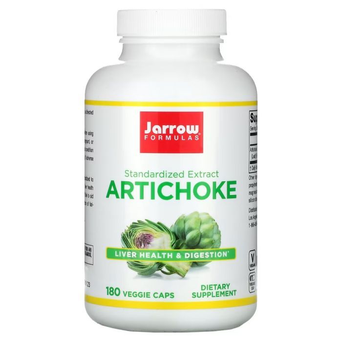 Травы Jarrow Formulas Артишок, Artichoke, 180 вегетарианских капсул Фото