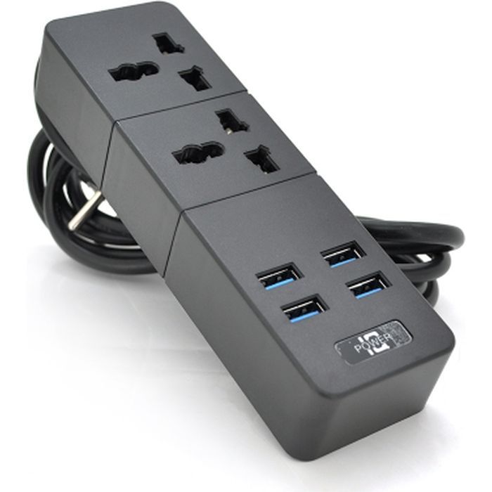 Сетевой фильтр питания Voltronic TВ-Т07, 2роз, 4*USB Black Фото