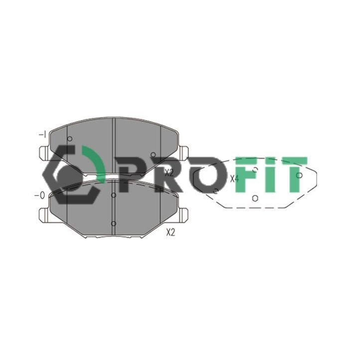 Тормозные колодки Profit 5000-4590 Фото