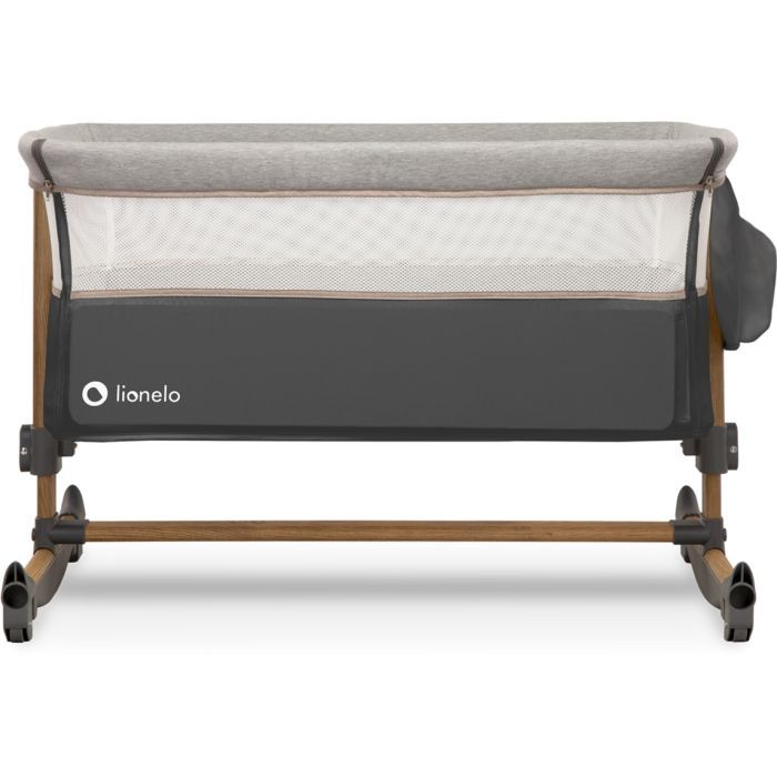 Кроватка Lionelo приставне Leonie Grey Stone Фото 4