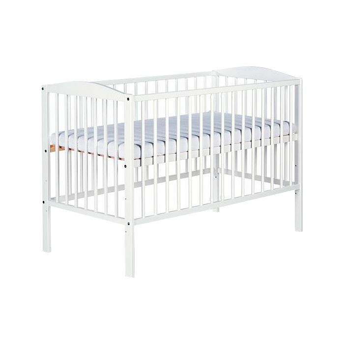 Кроватка Klups Henry 120 х 60 см Біле Фото