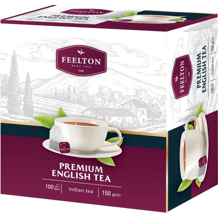 Чай Feelton Premium English Tea ОРА 1.5гх100 шт Фото