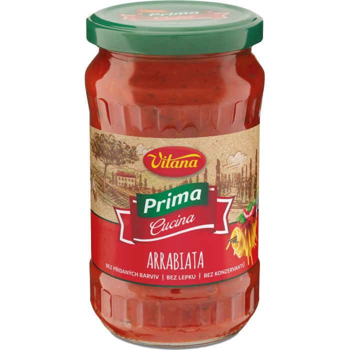 Соус Vitana Arrabiata томатный 350 г Фото