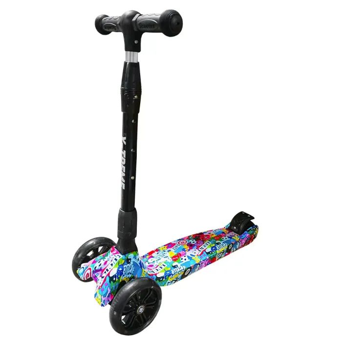 Самокат X-TREME KS-229WF RACE чорний Фото
