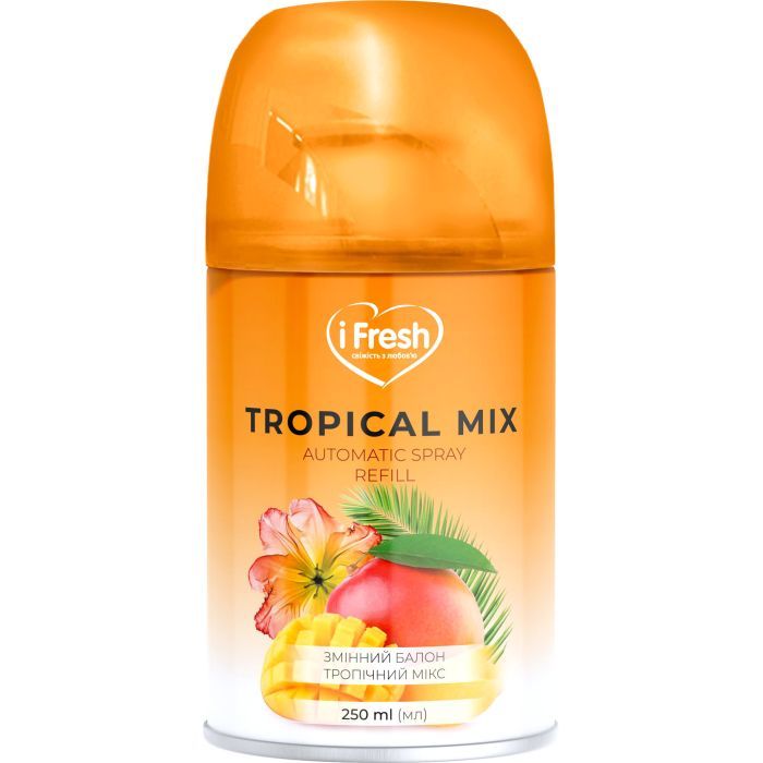 Освежитель воздуха iFresh Tropical Mix Сменный баллон 250 мл Фото