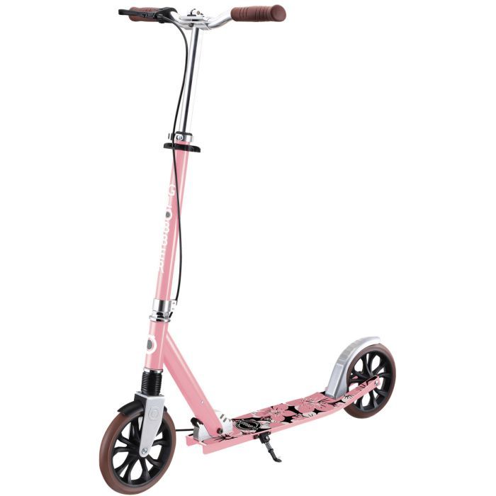 Самокат Globber NL205 Deluxe с ручным тормозом Пастельно-розовый Фото