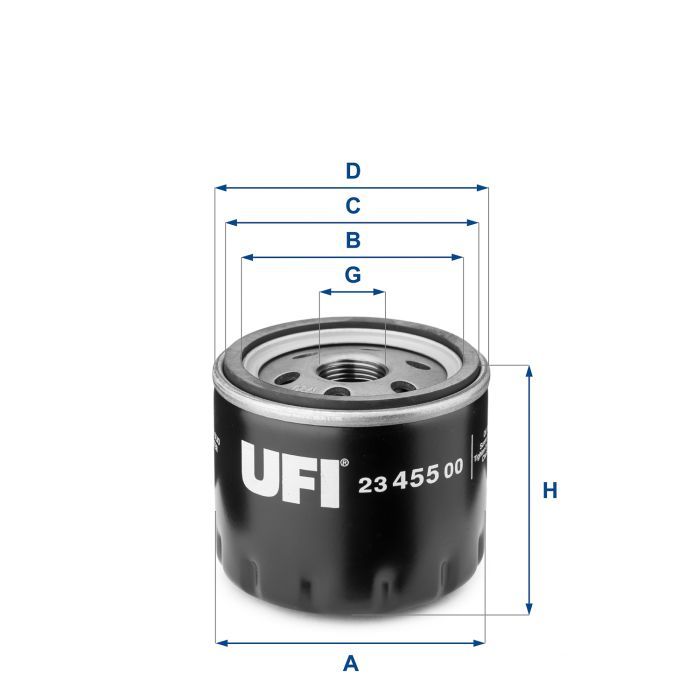 Фильтр масляный UFI 23.455.00 Фото