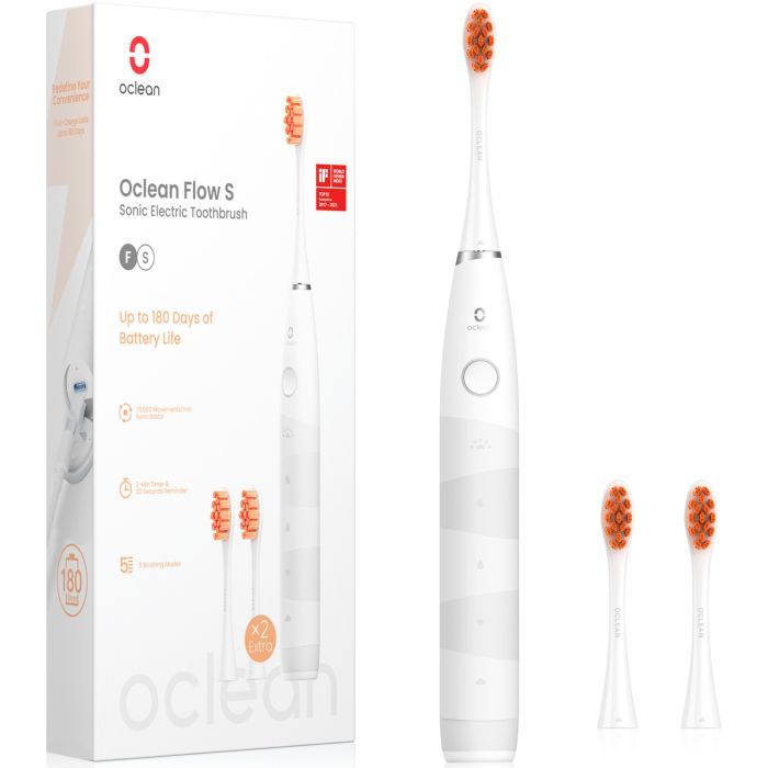 Электрическая зубная щетка Oclean Flow S Sonic Electric Toothbrush White Фото