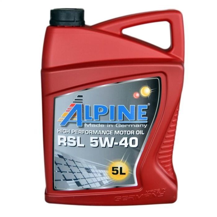 Моторное масло Alpine 5W-40 RSL 5л Фото