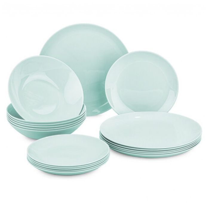 Столовый сервиз Luminarc Diwali Бірюзовий 18 предметів Фото