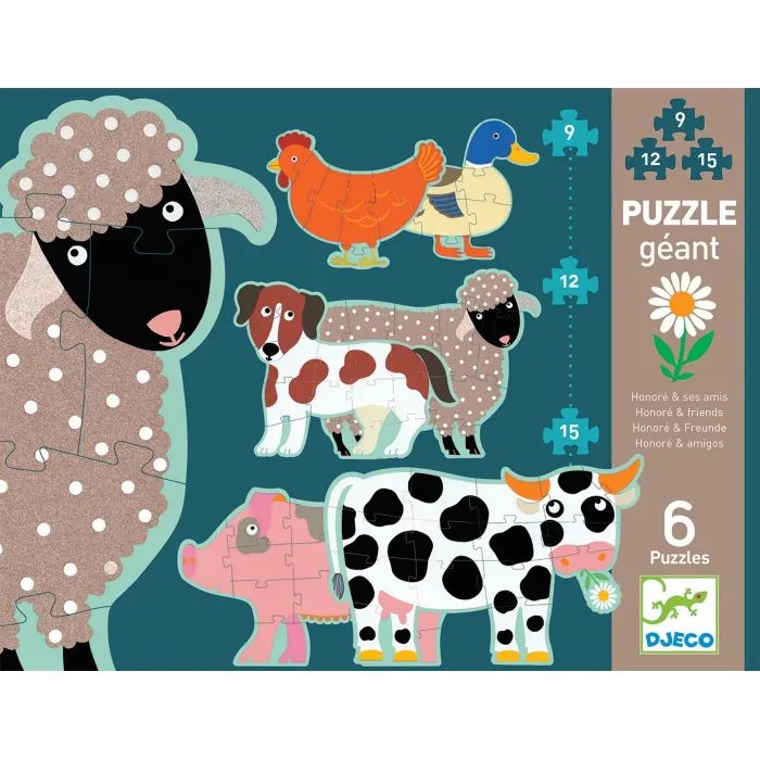 Пазл Djeco гигант Честь и друзья Фото