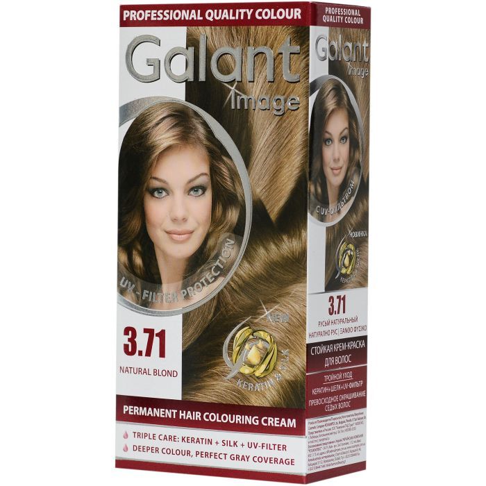 Краска для волос Galant Image 3.71 - Русый натуральный Фото