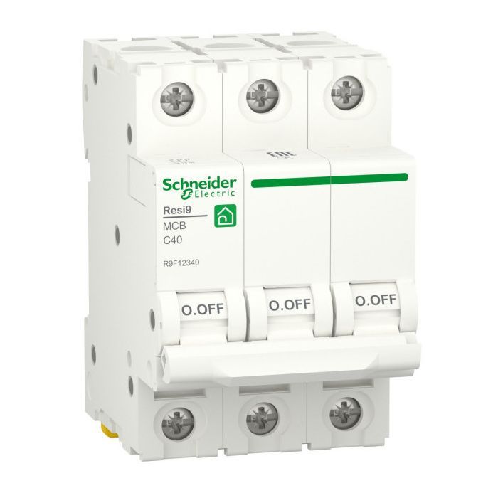 Автоматический выключатель Schneider Electric RESI9 6kA 3P 40A C Фото