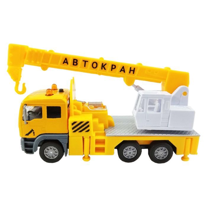 Спецтехника TechnoDrive Автокран со световыми и звуковыми эффектами Фото