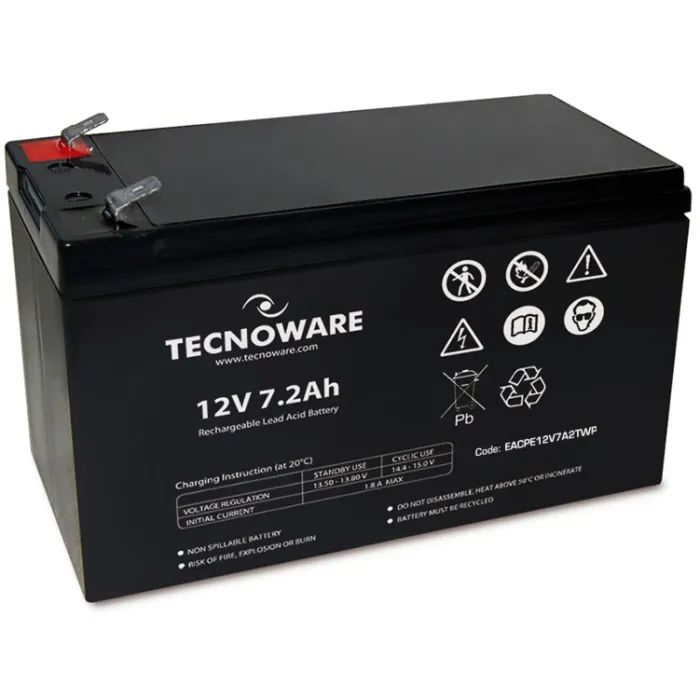Батарея к ИБП TECNOWARE 12V-7.2Ah Фото