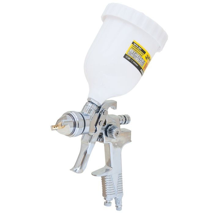 Краскопульт Sigma HVLP 1.4 (хром) верхний бак, (пласт) Фото