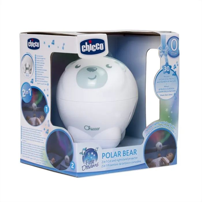 Ночник Chicco проектор First Dreams Полярне ведмежа Блакитний Фото 4