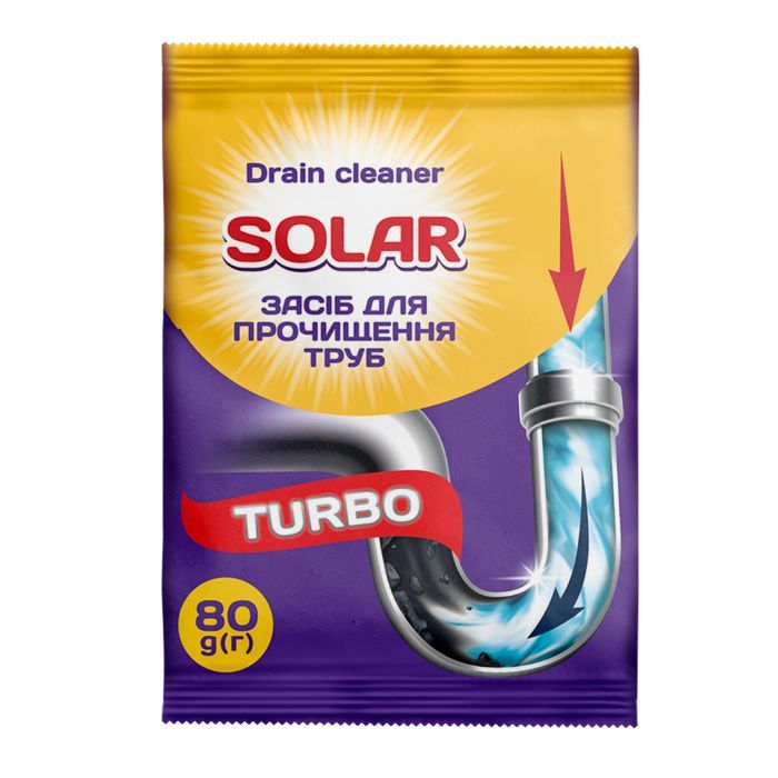 Средство для прочистки труб Solar Household 80 г Фото