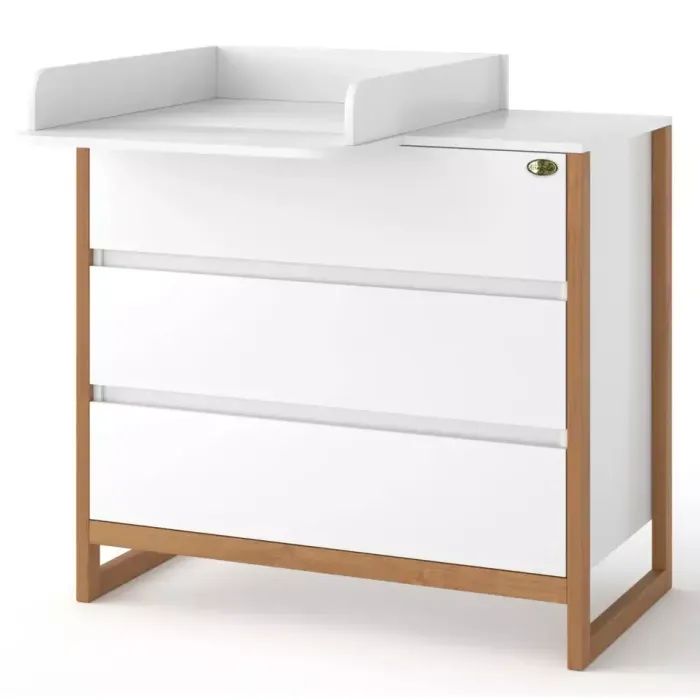 Комод-пеленатор Angelo Magic бело-буковый 90х49х82 Фото