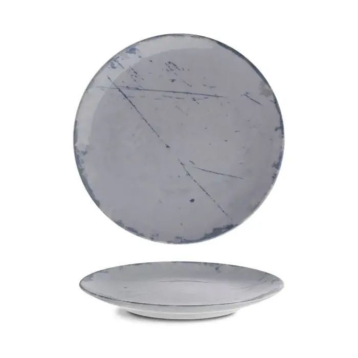 Тарелка G.Benedikt Isabelle кругла 24 см Stone Blue Фото