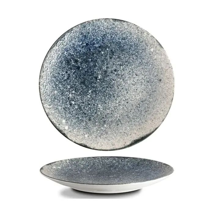 Тарелка G.Benedikt Isabelle Rustic кругла 27 см Navy Blue Фото